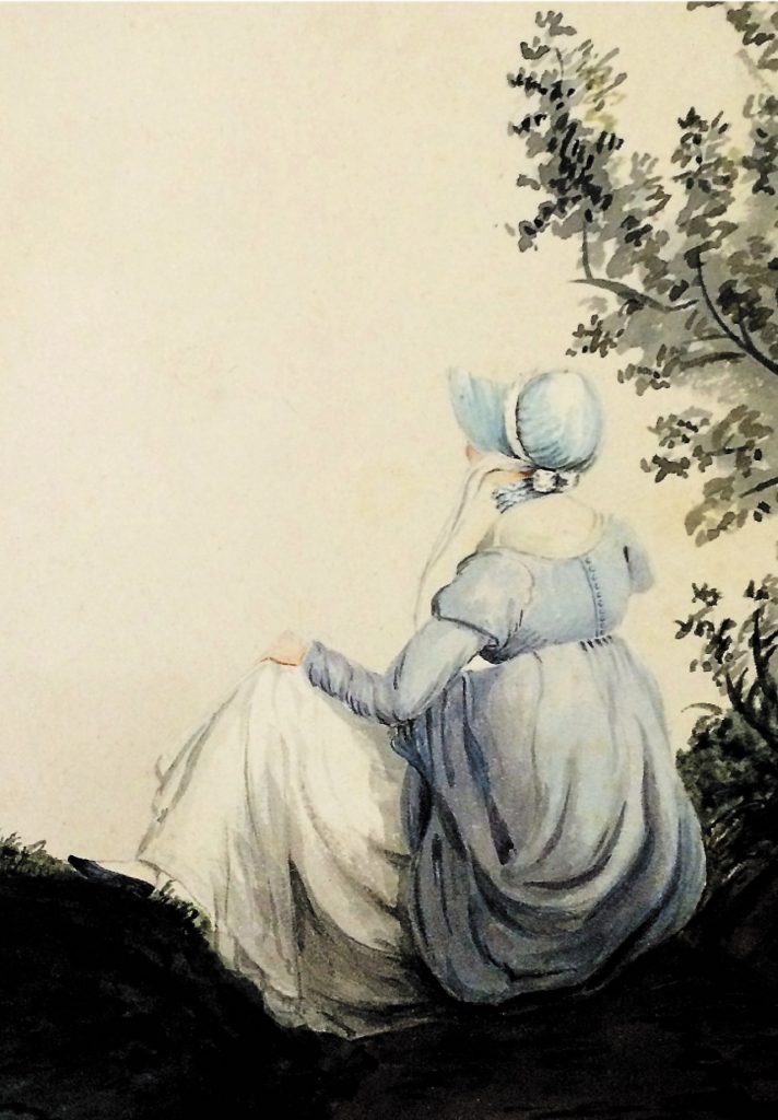 Απεικόνιση της Τζέιν Όστεν ζωγραφισμένη από την αδελφή της Κασσάνδρα.